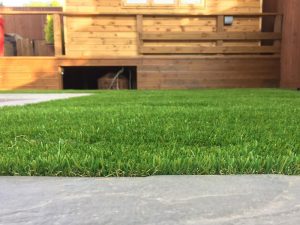 The 35mm artificial grassed used as part of a garden transformation in Sidmouth