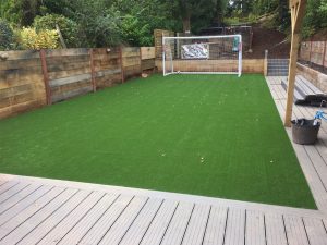 Final turf in place, ready for the kids to play on