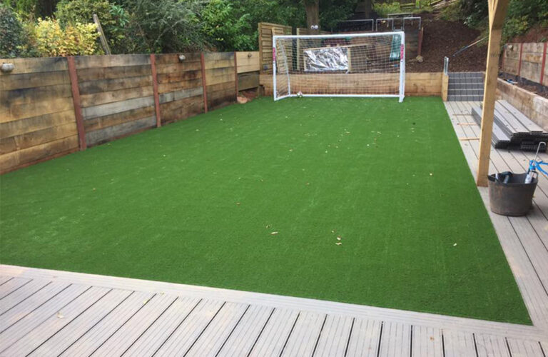 Final turf in place, ready for the kids to play on