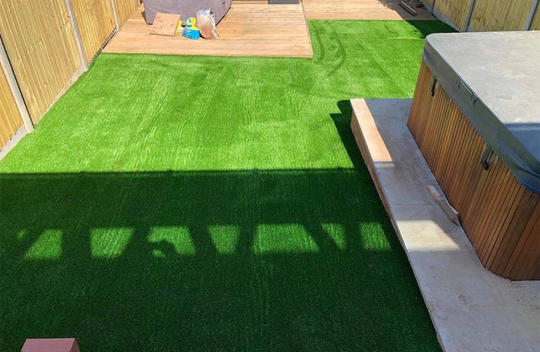Artificial lawn for garden Exmouth